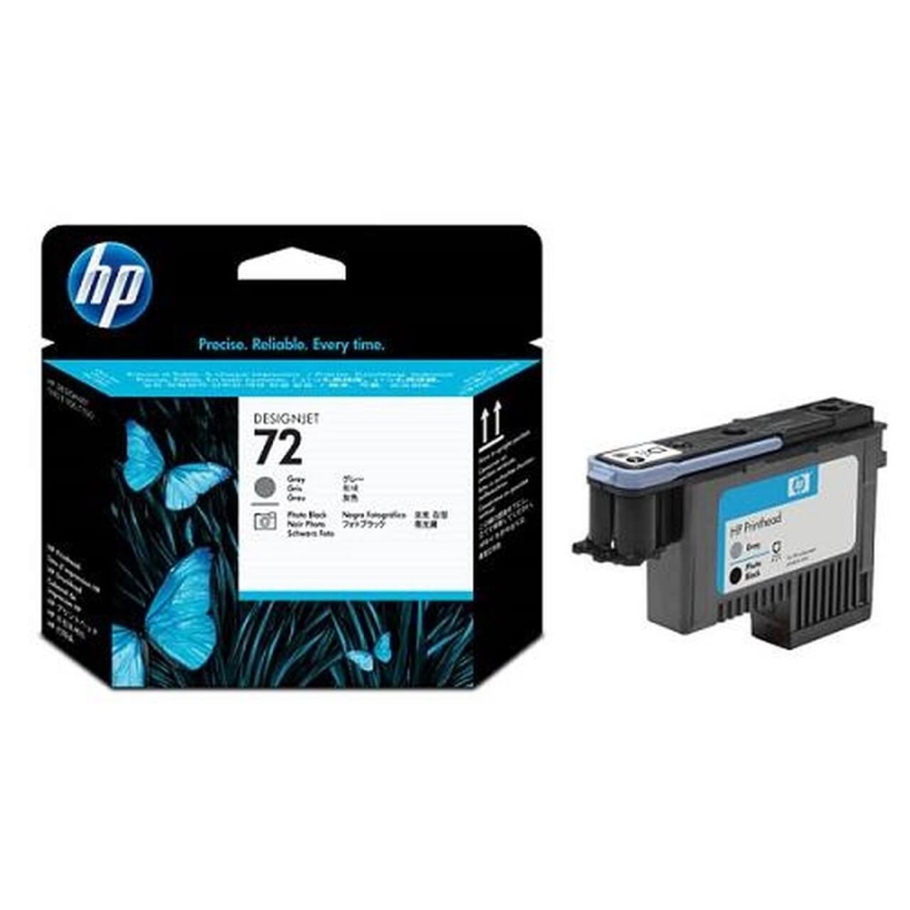 Original HP Druckkopf C9380A / 72 Grau,Schwarz