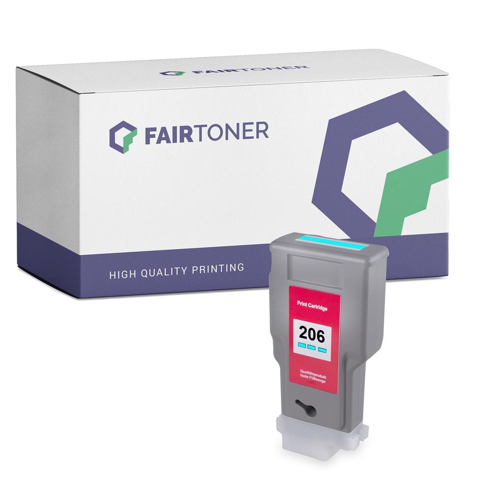 FairToner kompatibel für Canon Tintenpatrone 5307B001 / PFI-206PC Photo Cyan