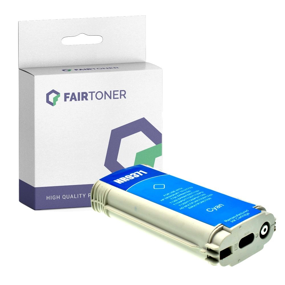 FairToner kompatibel für HP Tintenpatrone C9371A / 72 Cyan