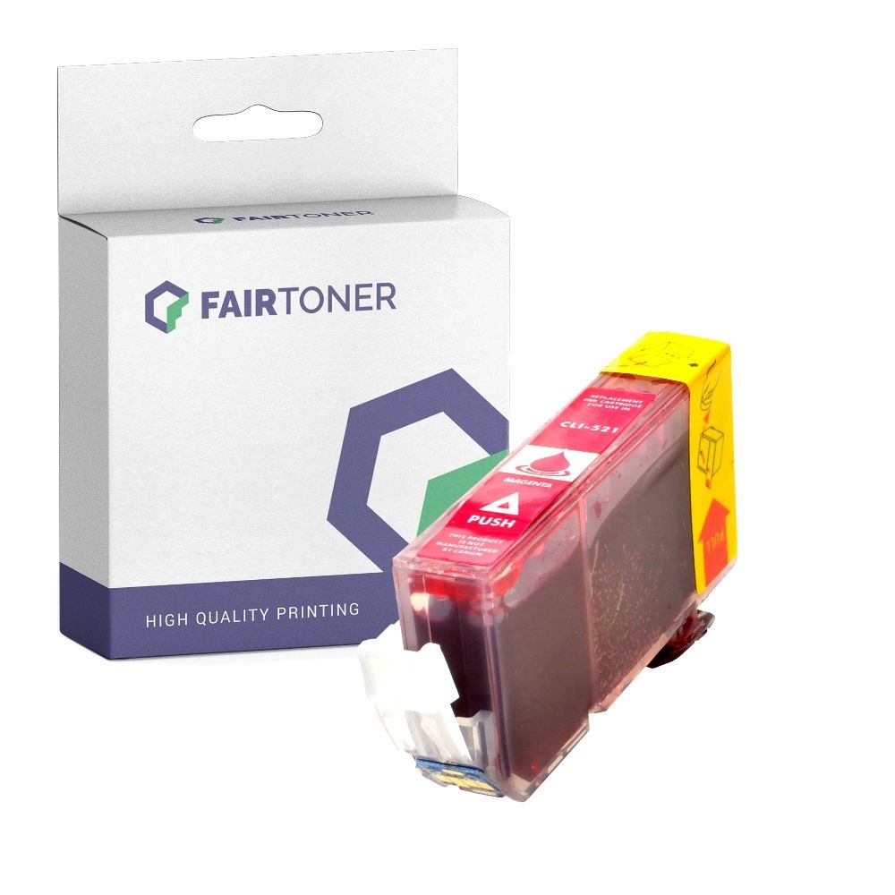 FairToner kompatibel für Canon Tintenpatrone 2935B001 / CLI-521M Magenta