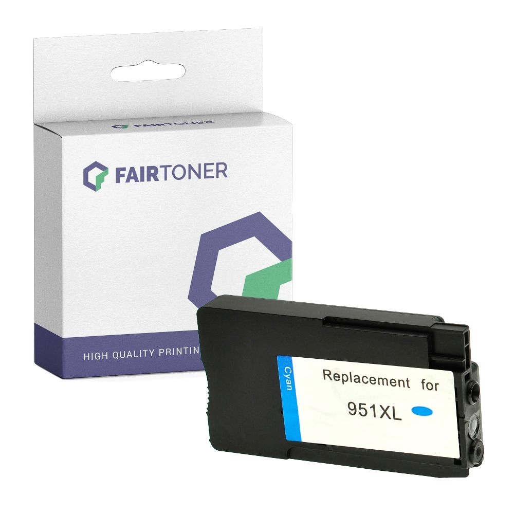 FairToner kompatibel für HP Tintenpatrone CN046AE / 951XL Cyan