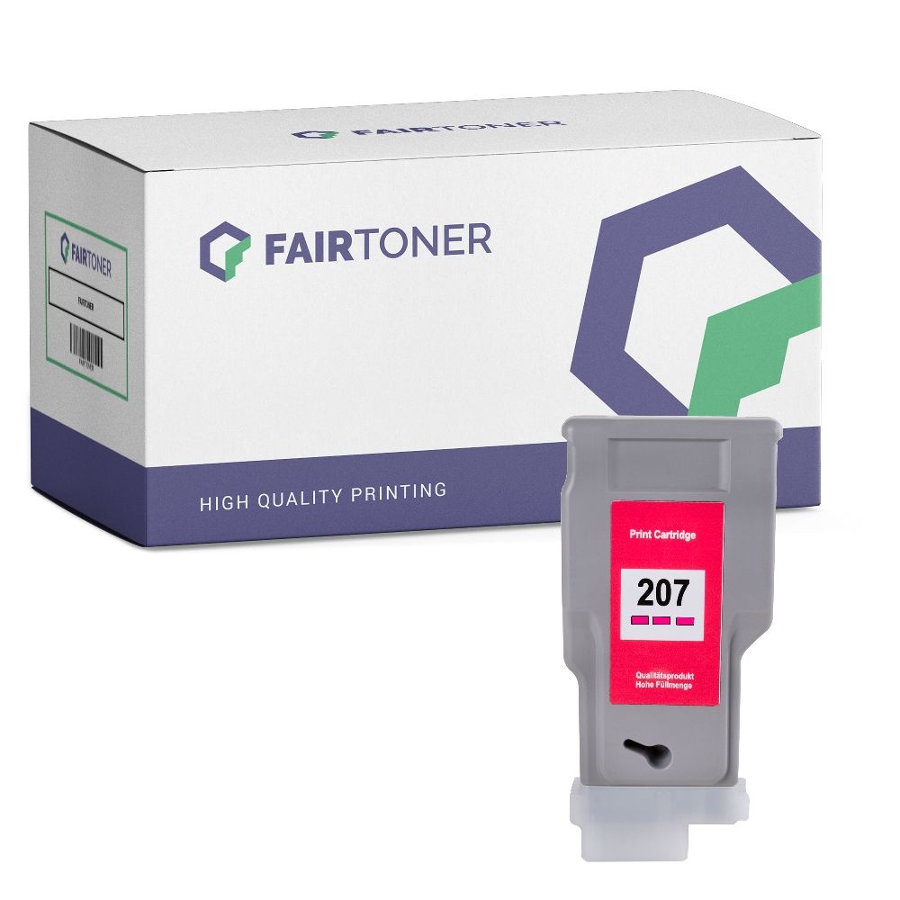 FairToner kompatibel für Canon Tintenpatrone 8791B001 / PFI-207M Magenta