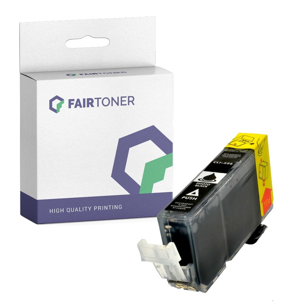 FairToner kompatibel für Canon Tintenpatrone 4540B001 / CLI-526BK Photo Schwarz