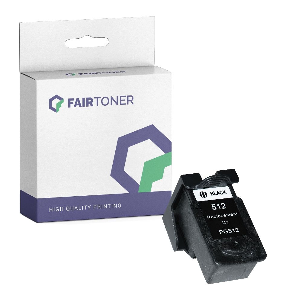 FairToner kompatibel für Canon Tintenpatrone 2969B001 / PG-512 Schwarz