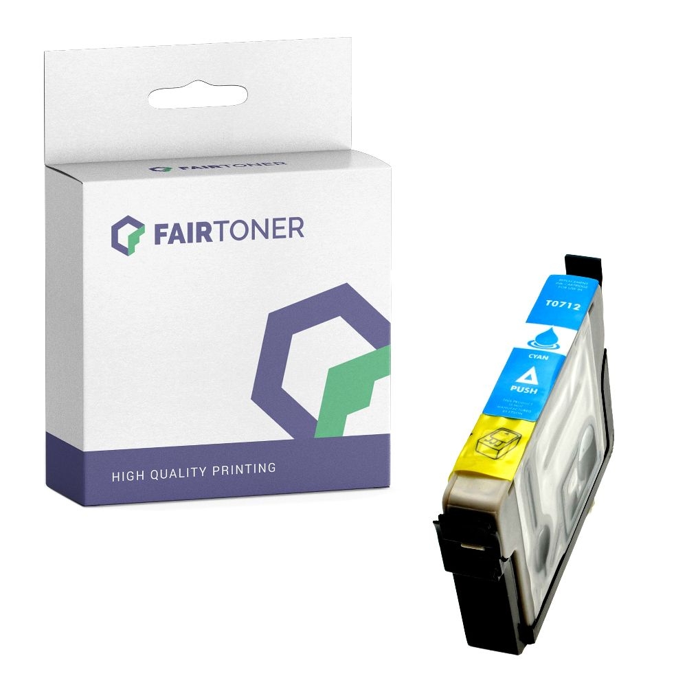 FairToner kompatibel für Epson Tintenpatrone C13T08924011 / T0892 Cyan