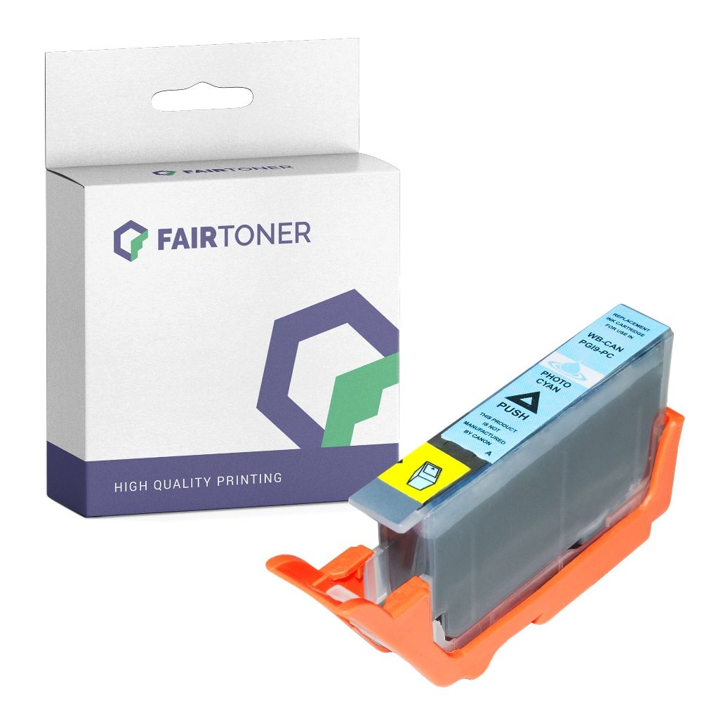 FairToner kompatibel für Canon Tintenpatrone 1038B001 / PGI-9PC Photo Cyan