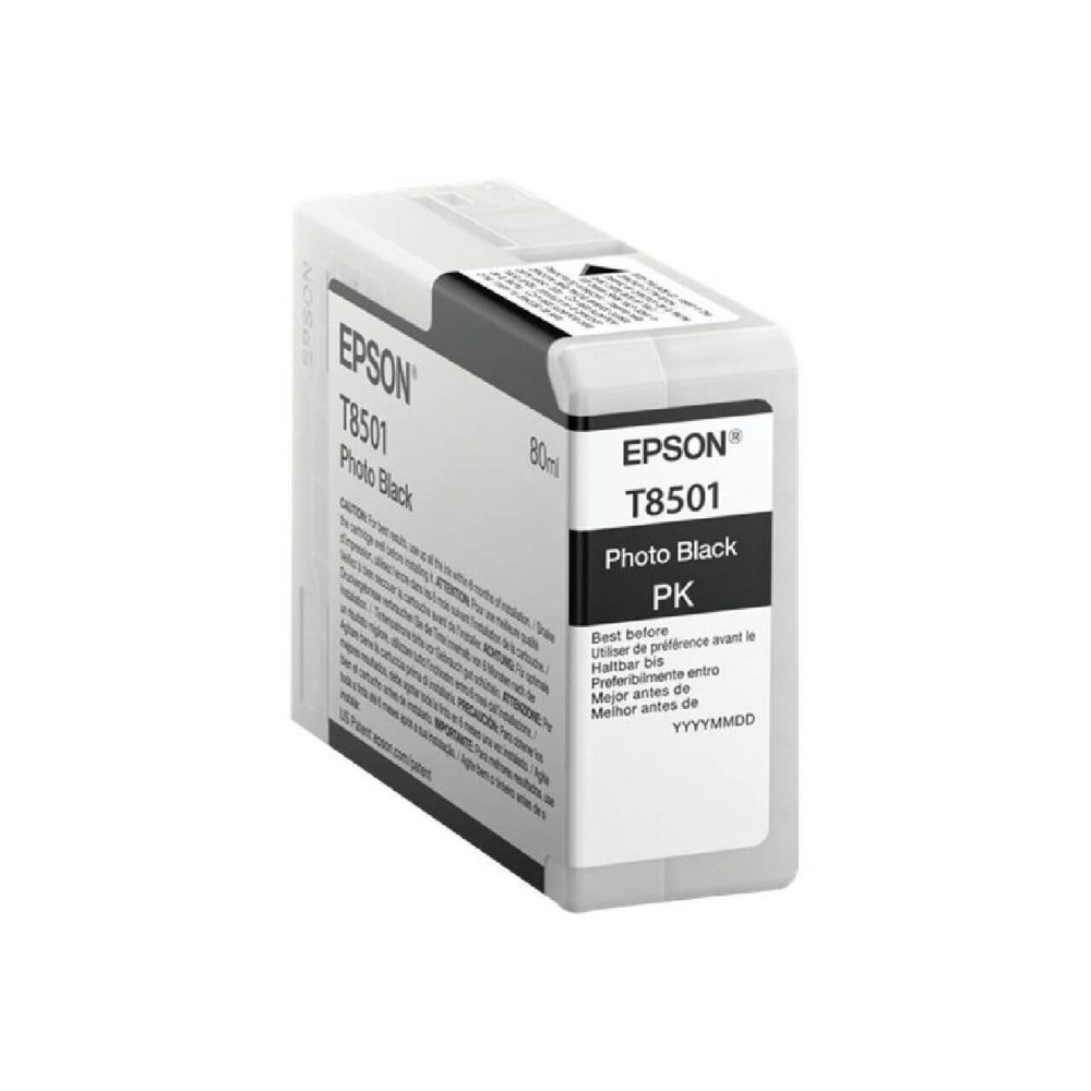 Original Epson Tintenpatrone C13T850100 / T8501 Foto Schwarz