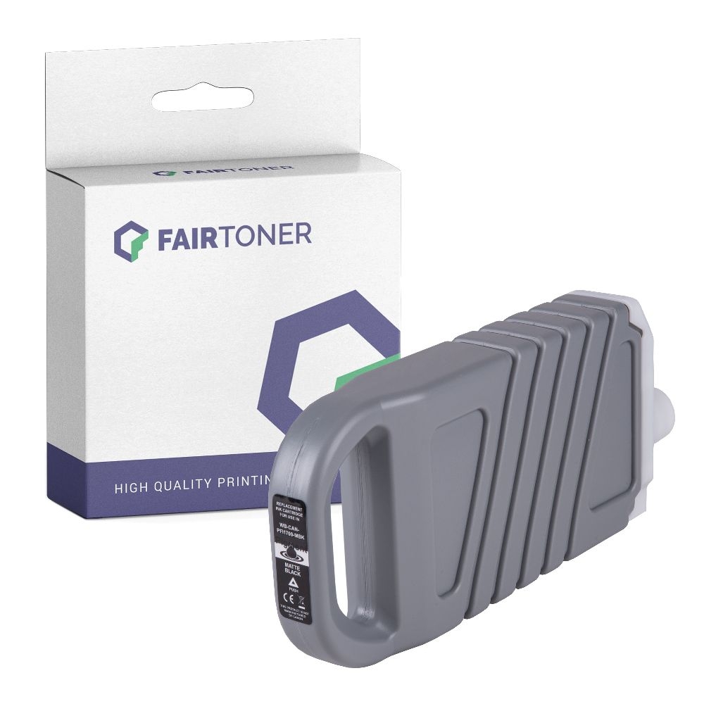 FairToner kompatibel für Canon Tintenpatrone 0774C001 / PFI-1700MBK Matt Schwarz