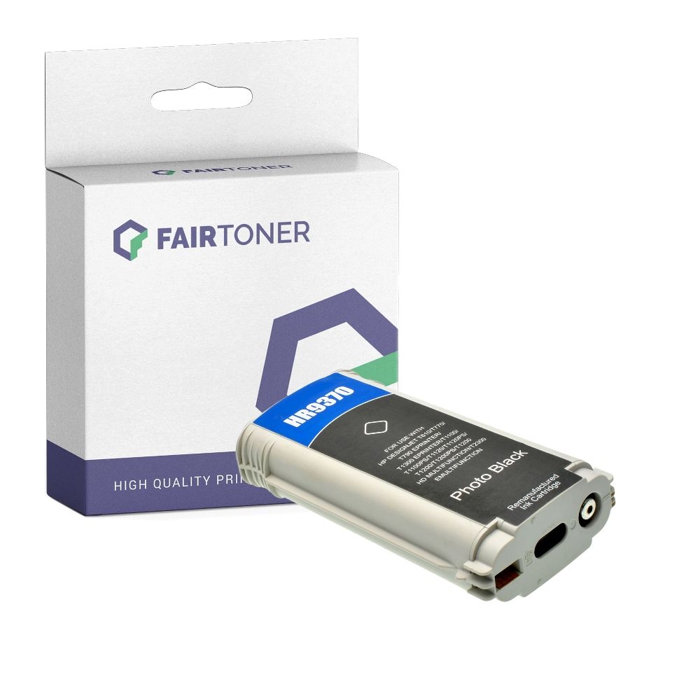 FairToner kompatibel für HP Tintenpatrone C9370A / 72 Photo Schwarz