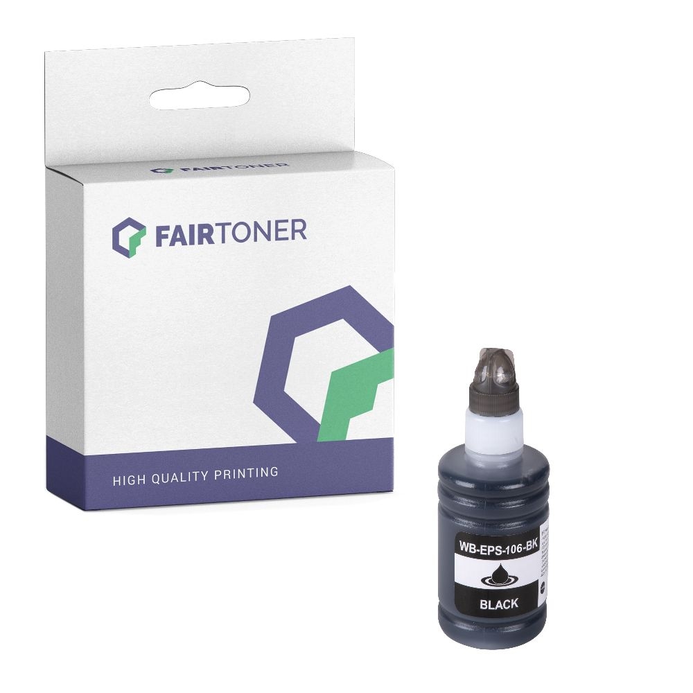FairToner kompatibel für Epson Tintenpatrone C13T00R140 / 106 Photo Schwarz