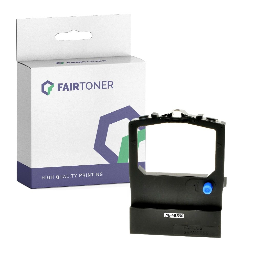 FairToner kompatibel für OKI Farbband 09002316 Schwarz