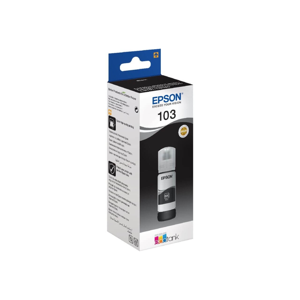 Original Epson Tintenpatrone C13T00S14A / 103 Schwarz
