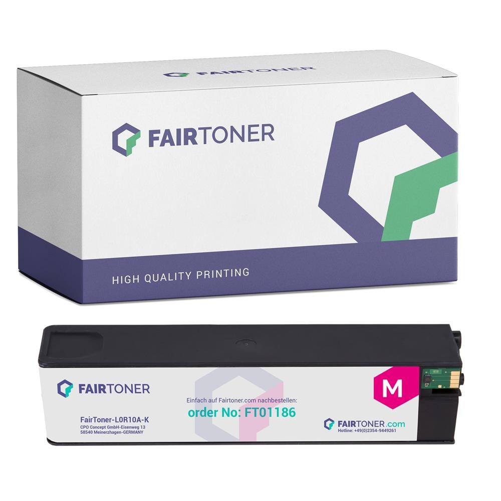 FairToner kompatibel für HP Tintenpatrone L0R10A / 981X Magenta