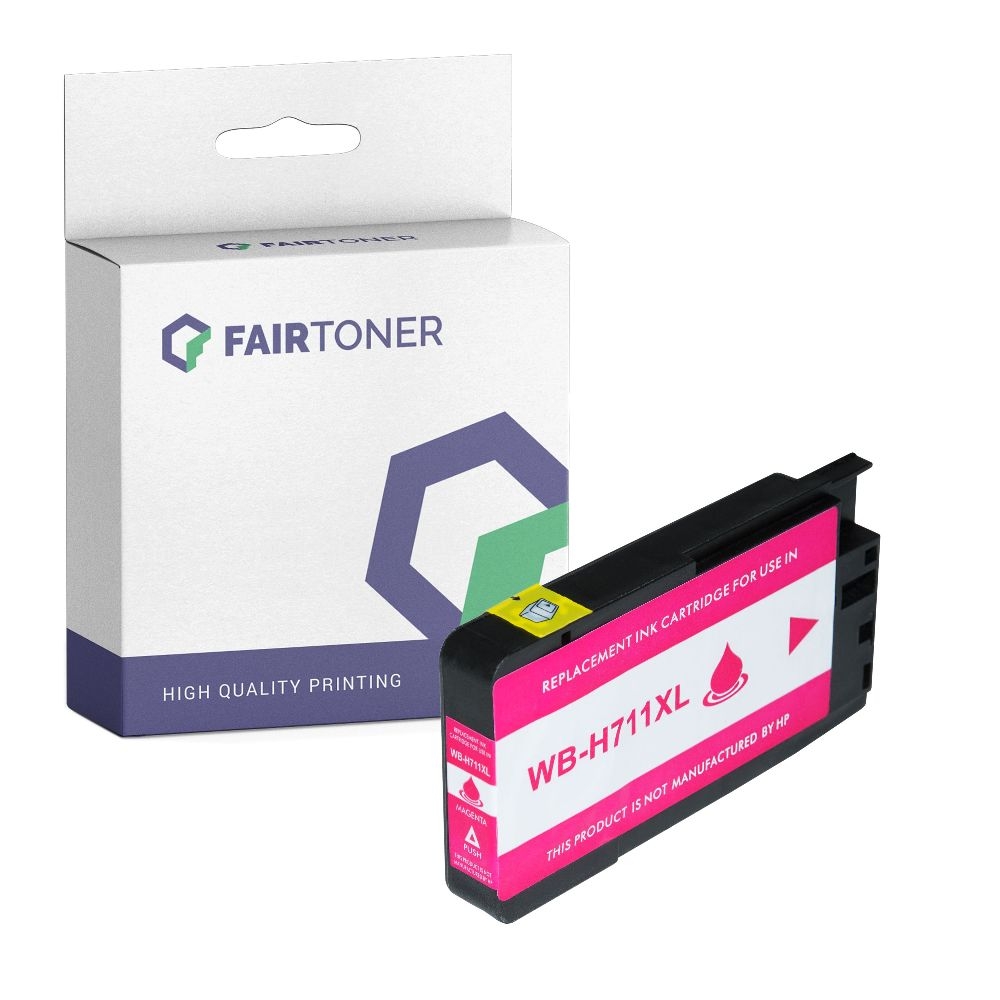 FairToner kompatibel für HP Tintenpatrone CZ131A / 711 Magenta