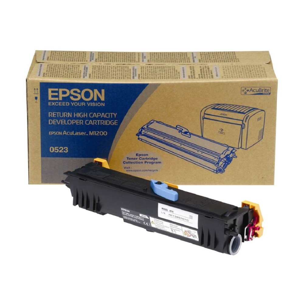 Original Epson Toner C13S050523/0523 Black