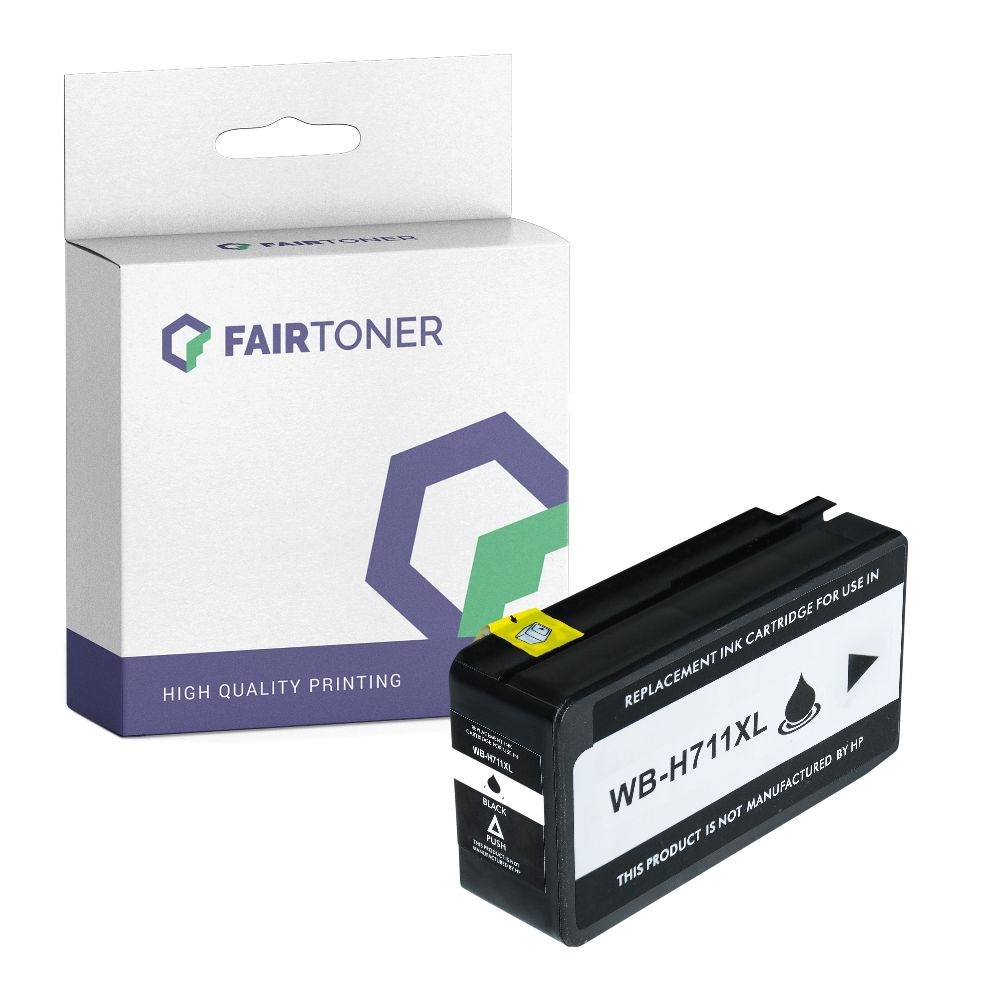 FairToner kompatibel für HP Tintenpatrone CZ129A / 711 Schwarz
