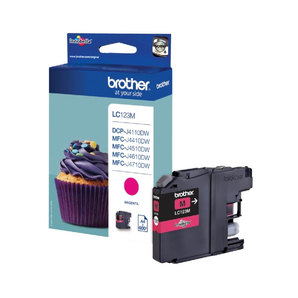 Original Brother Tintenpatrone LC-123M Magenta