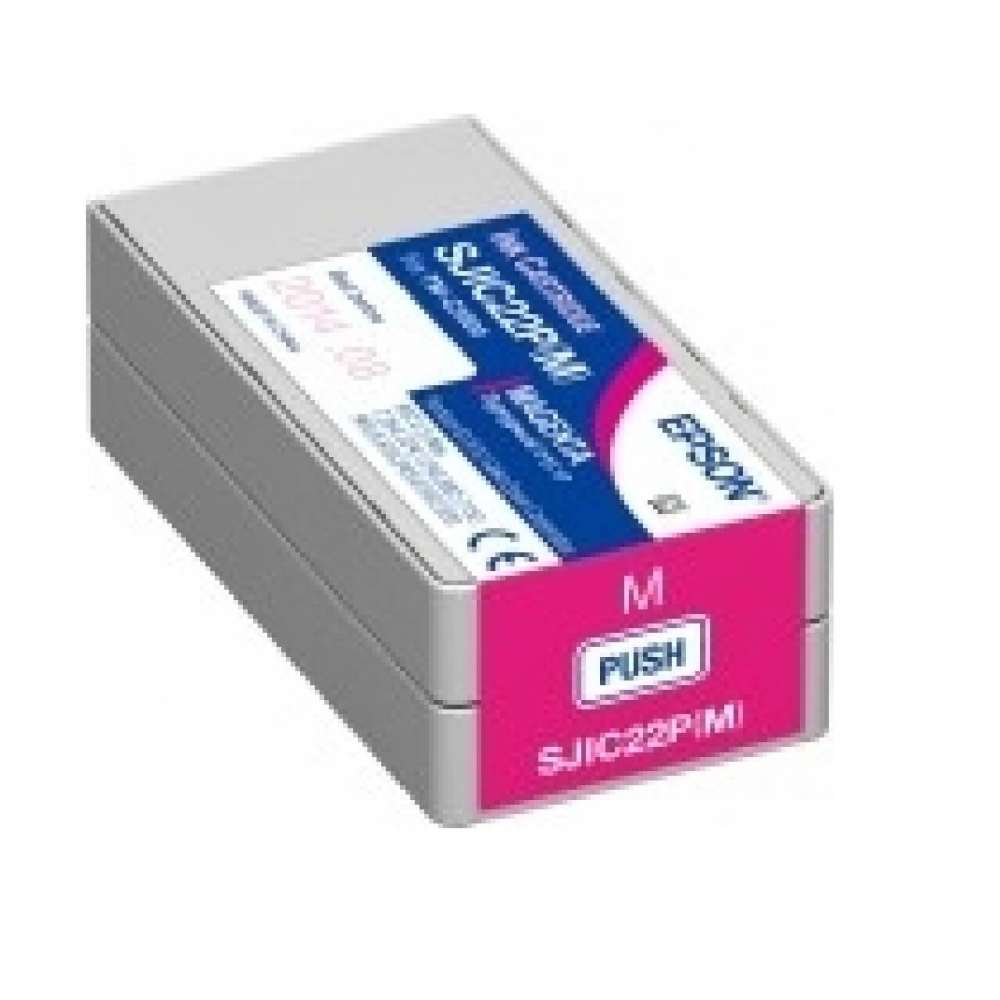 Original Epson Tintenpatrone C33S020603 / SJI-C-22-P-(M) Magenta