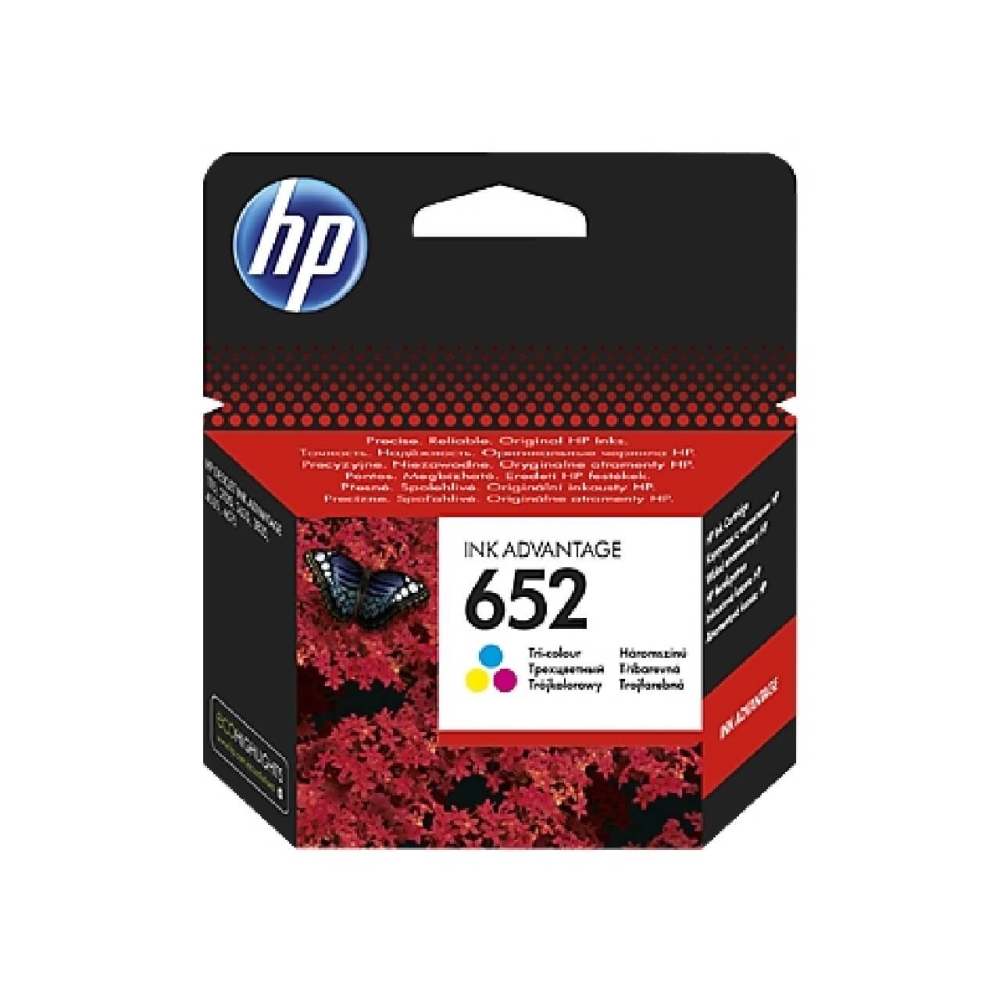 Original HP Tintenpatrone F6V24AE / 652 Color (Cyan,Magenta,Gelb)