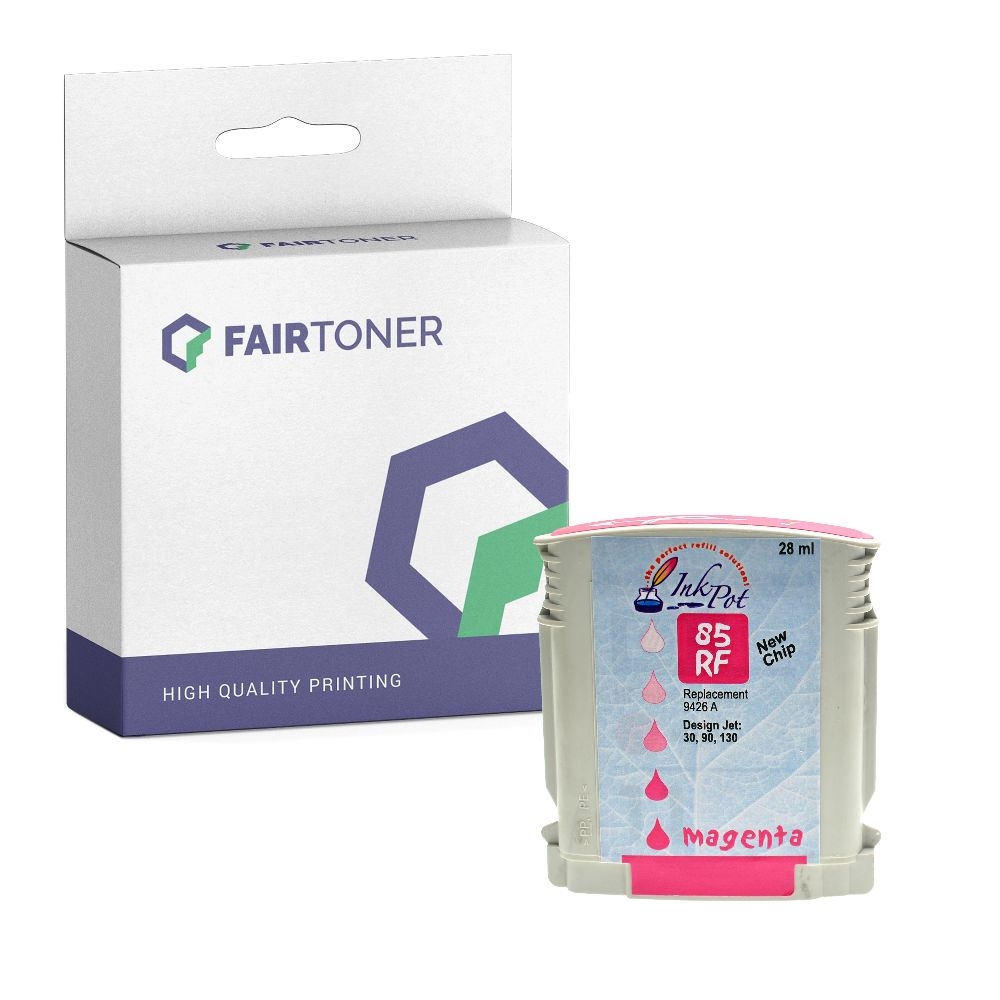 FairToner kompatibel für HP Tintenpatrone C9426A / 85 Magenta