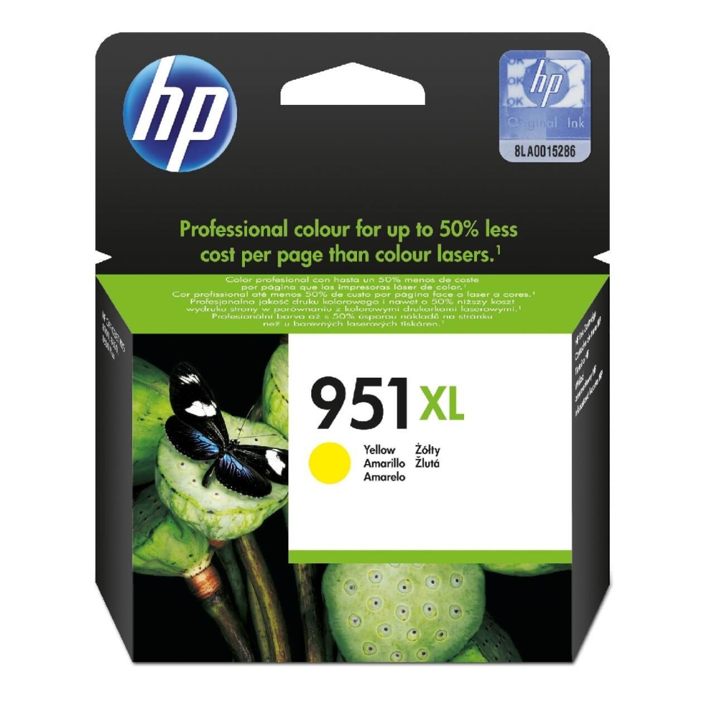 Original HP Tintenpatrone CN048AE / 951XL Gelb