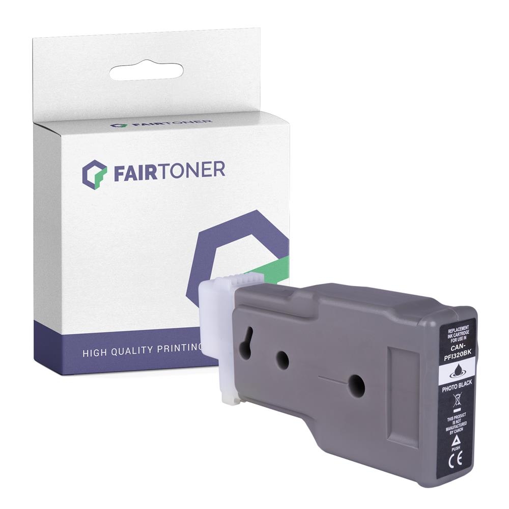 FairToner kompatibel für Canon Tintenpatrone 2889C001 / PFI-320MBK Matt Schwarz