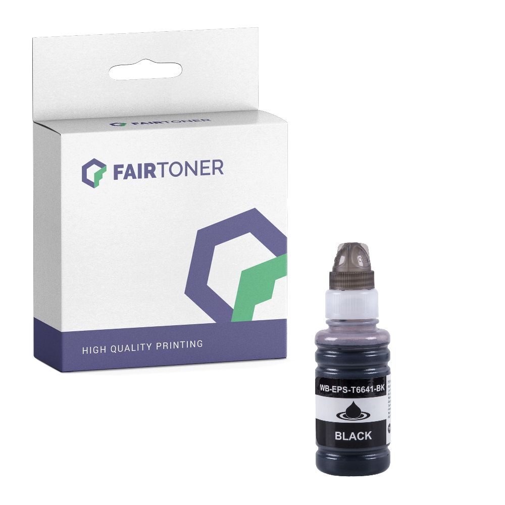 FairToner kompatibel für Epson Tintenpatrone C13T664140 / 664 Schwarz
