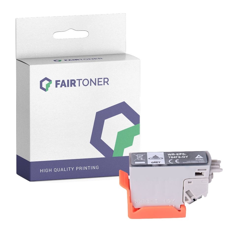 FairToner kompatibel für Epson Tintenpatrone C13T04F64010 / 478XL Grau [XL Füllmenge]