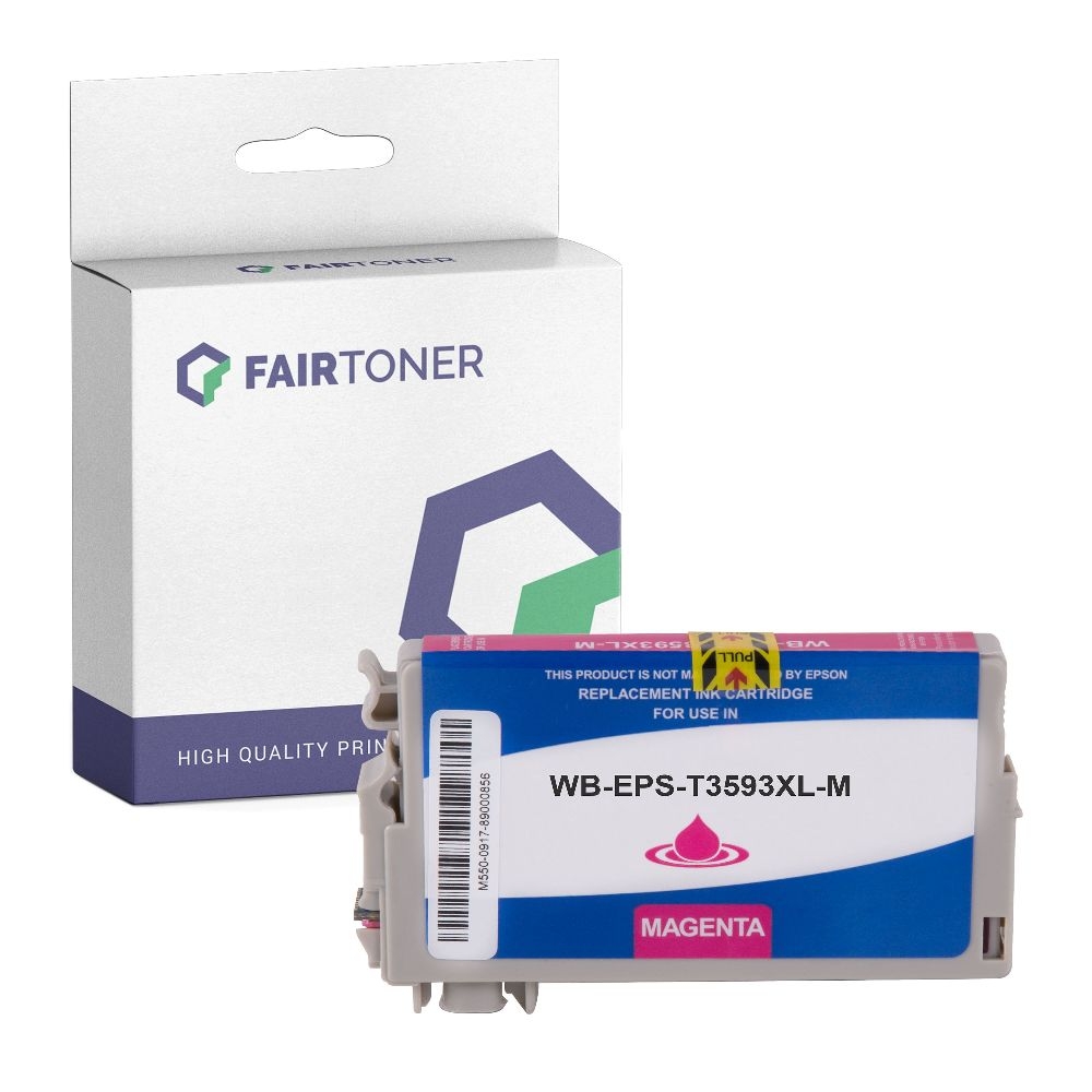 FairToner kompatibel für Epson Tintenpatrone C13T35834010 / 35 Magenta