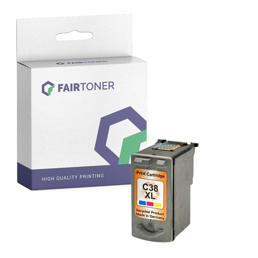 FairToner kompatibel für Canon Tintenpatrone 2146B001 / CL-38 Color
