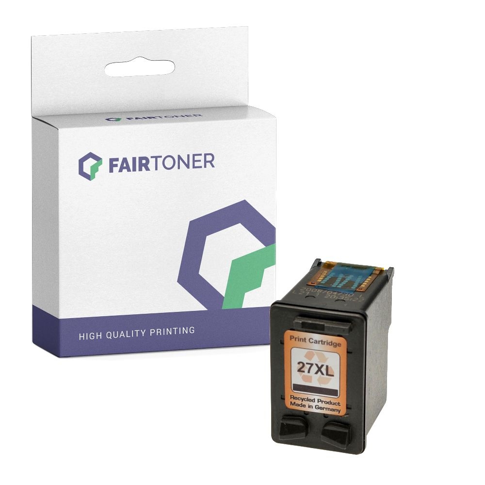 FairToner kompatibel für HP Tintenpatrone C8727AE / 27 Schwarz