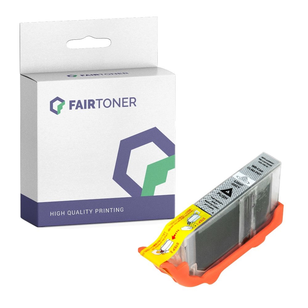 FairToner kompatibel für Canon Tintenpatrone 6391B001 / CLI-42LGY Light Grau
