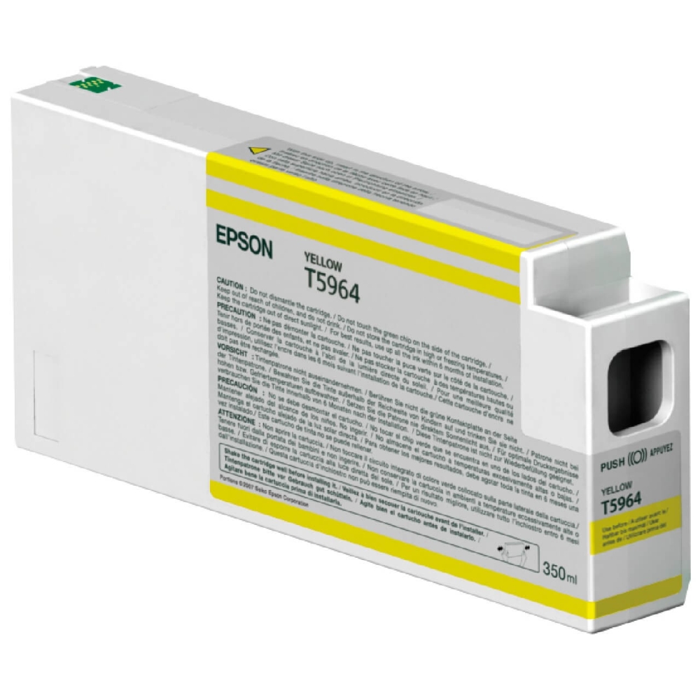 Original Epson Tintenpatrone C13T596400 / T5964 Gelb