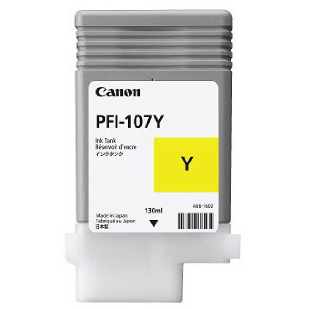 Original Canon Tintenpatrone 6708B001 / PFI-107Y Gelb