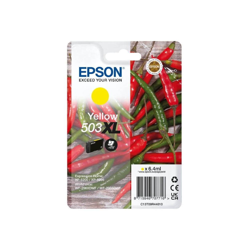 Original Epson Tintenpatrone C13T09R44010 / 503XL Gelb