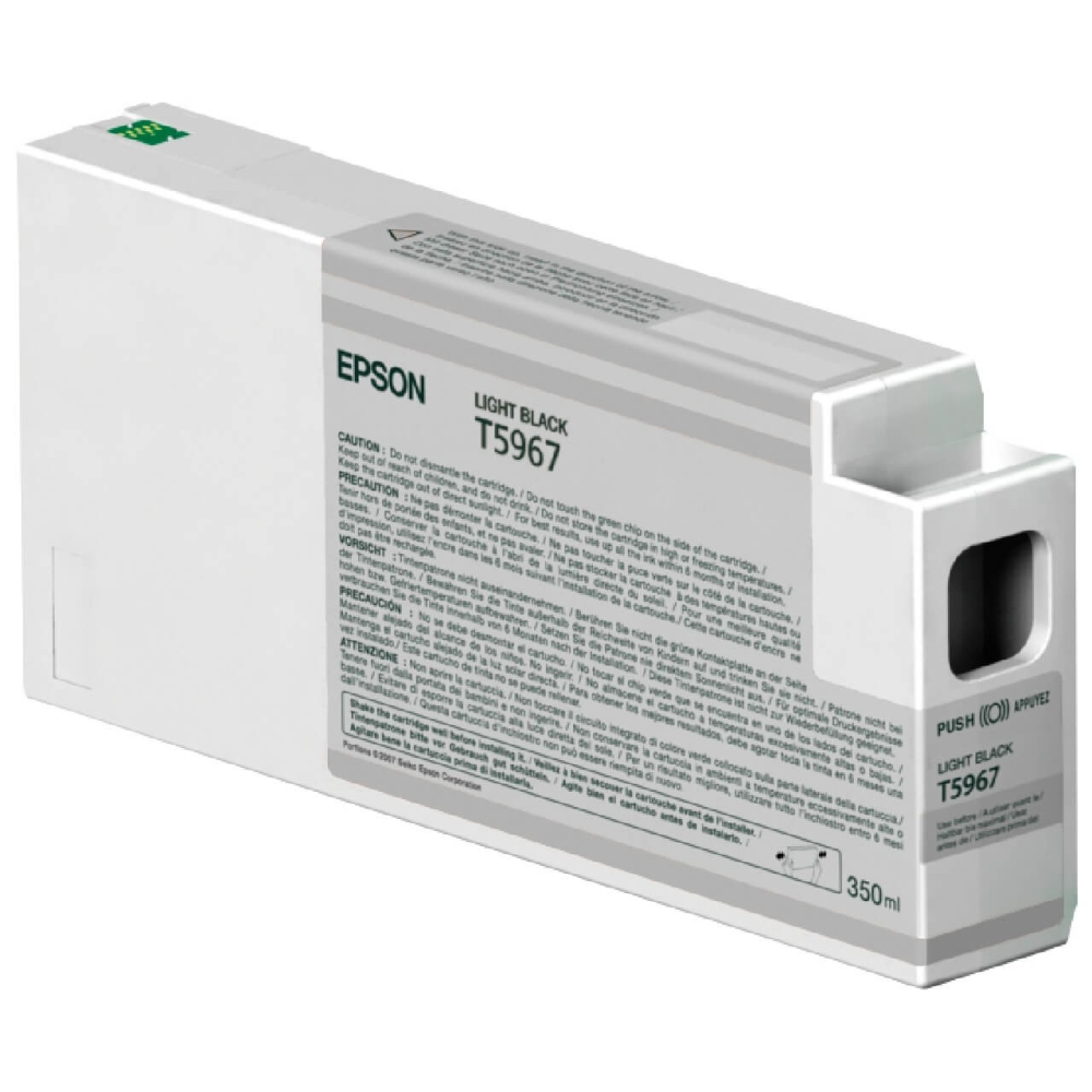 Original Epson Tintenpatrone C13T596700 / T5967 Schwarz Hell