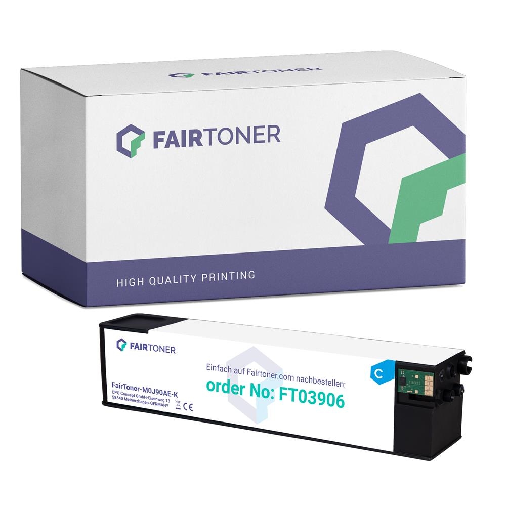 FairToner kompatibel für HP Tintenpatrone M0J90AE / 991X Cyan