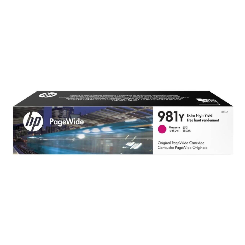 Original HP Tintenpatrone L0R14A / 981Y Magenta