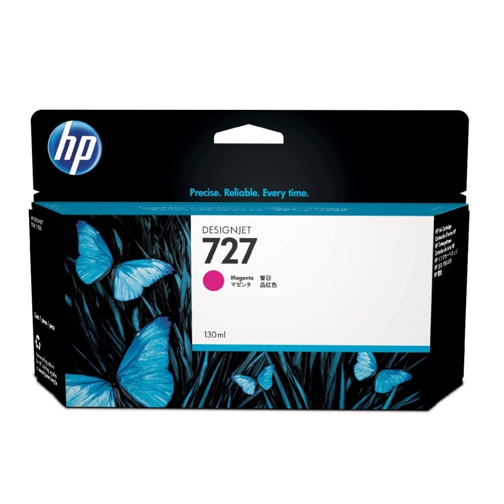 Original HP Tintenpatrone B3P20A / 727 Magenta