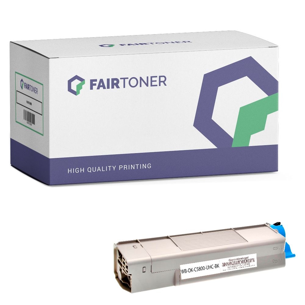 FairToner Toner OKI C5800 UHC 43324424 bk