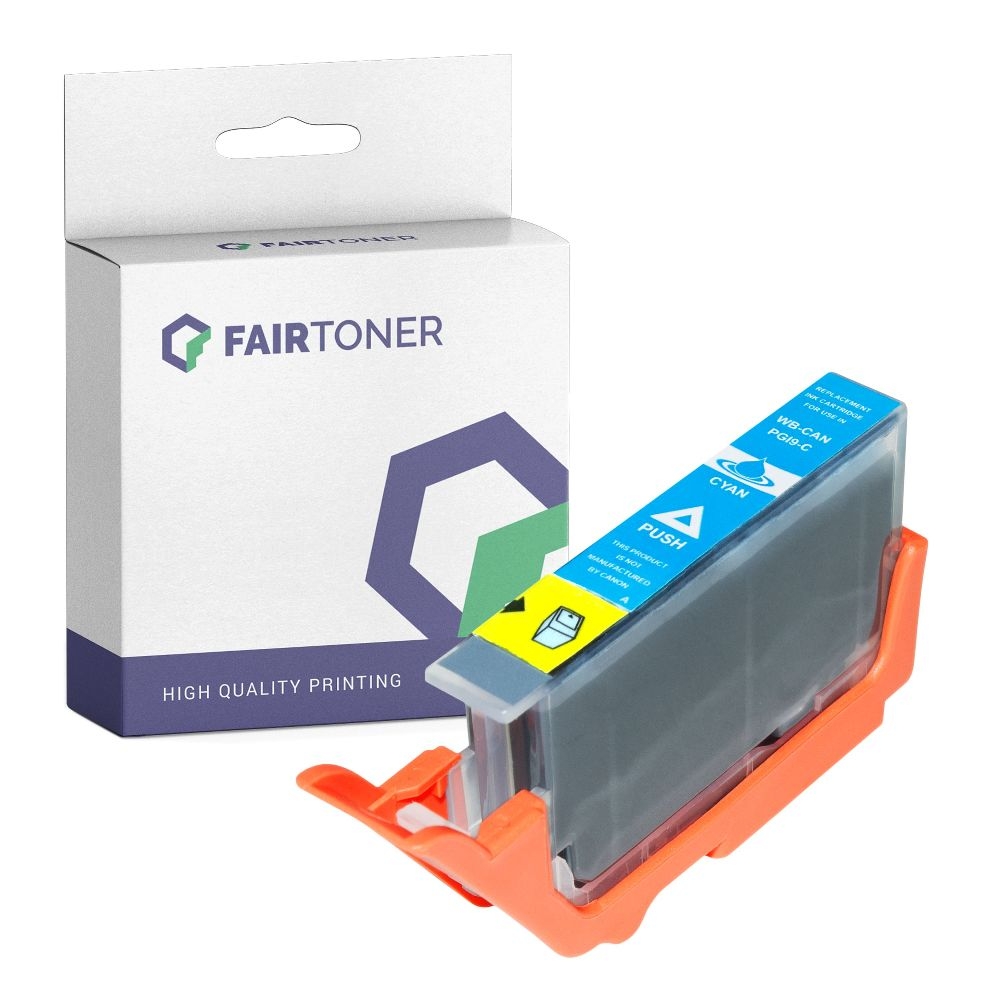 FairToner kompatibel für Canon Tintenpatrone 1035B001 / PGI-9C Cyan