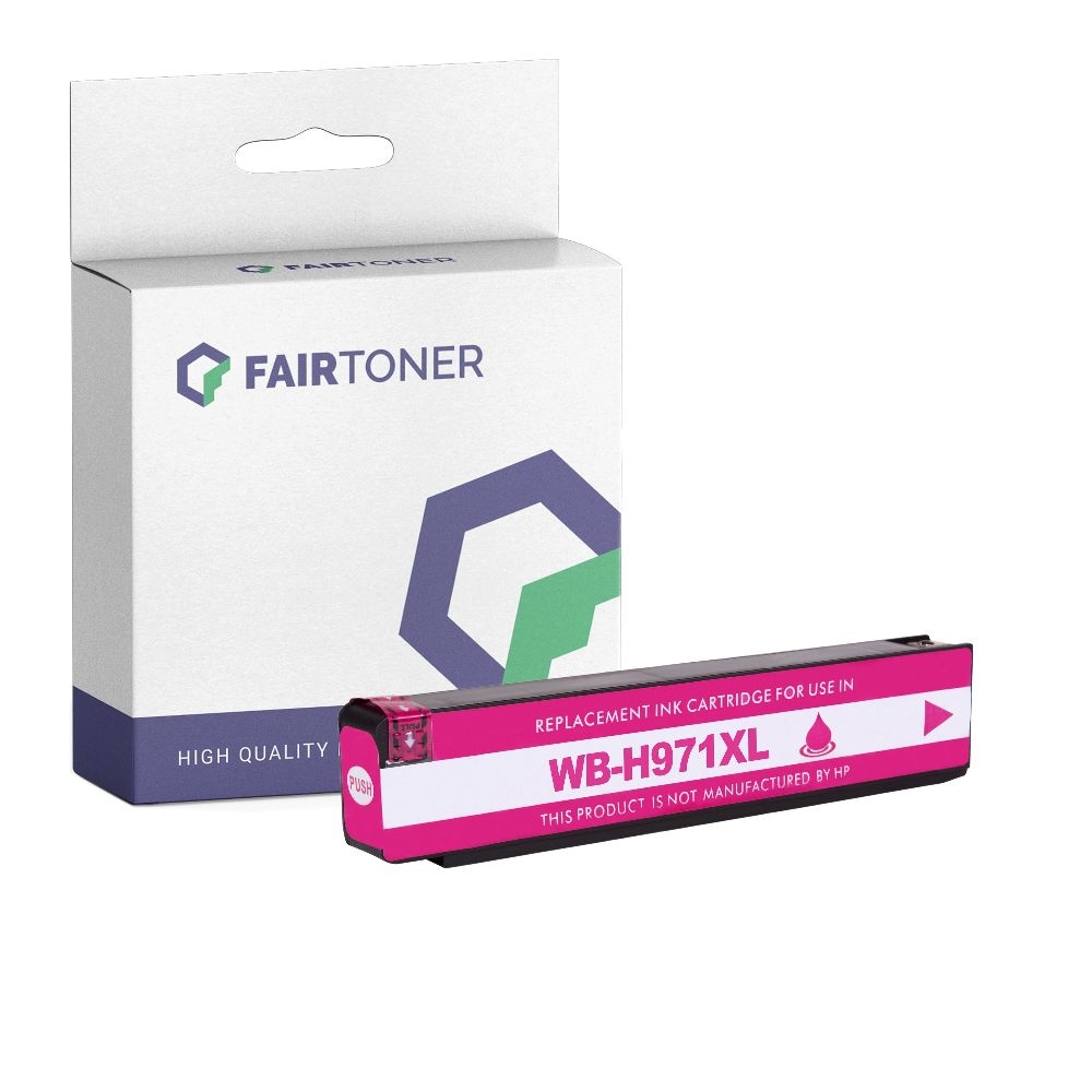 FairToner kompatibel für HP Tintenpatrone CN627AE / 971XL Magenta