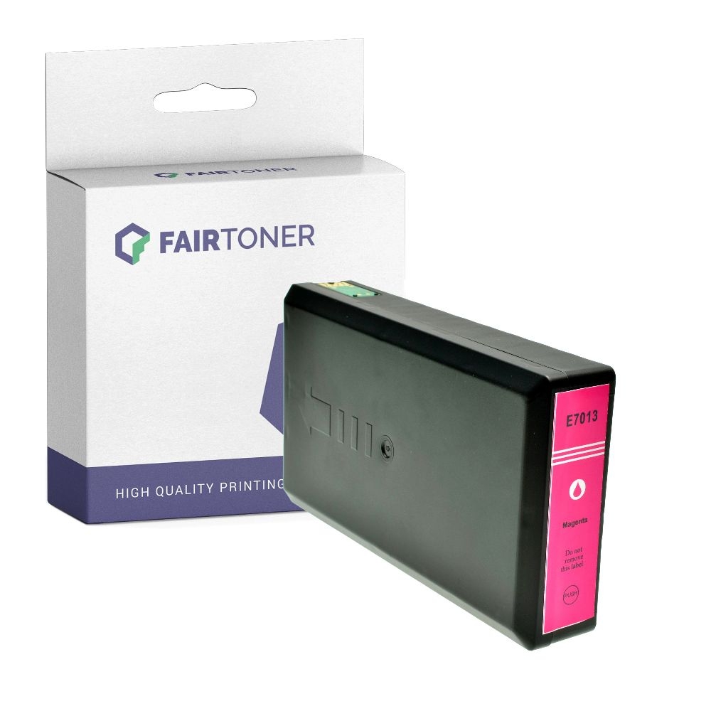 FairToner kompatibel für Epson Tintenpatrone C13T70134010 / T7013 Magenta