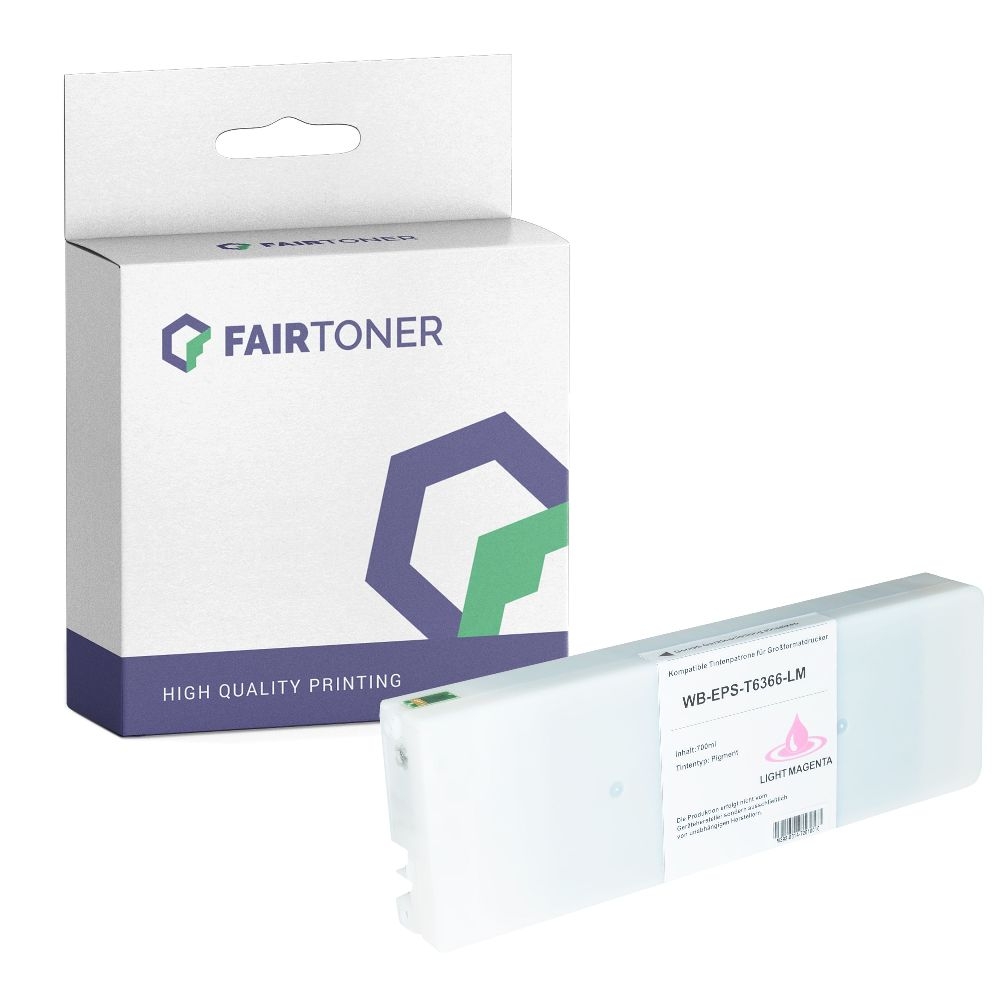 FairToner kompatibel für Epson Tintenpatrone C13T636600 / T6366 Photo Magenta