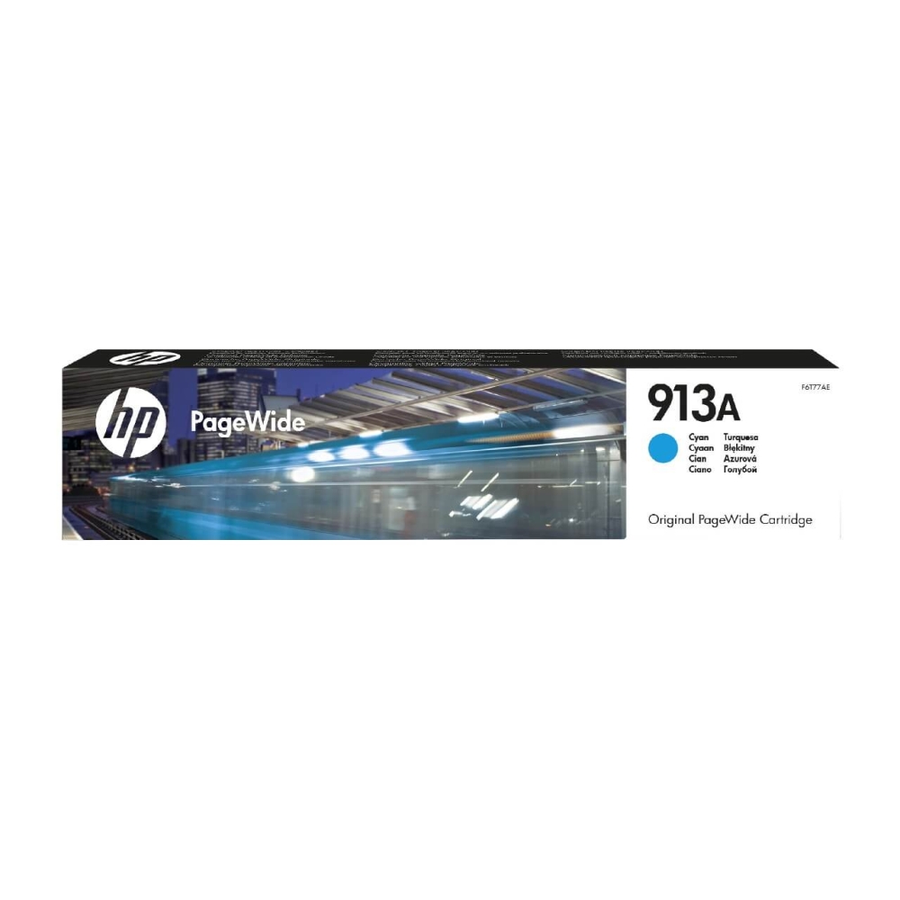 Original HP Tintenpatrone F6T77AE / 913A Cyan