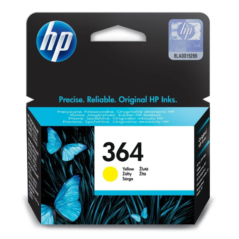 Original HP Tintenpatrone CB320EE / 364 Gelb